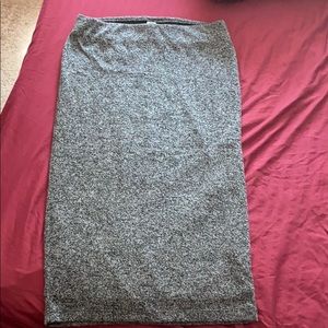 Old Navy grey knitted pencil skirt